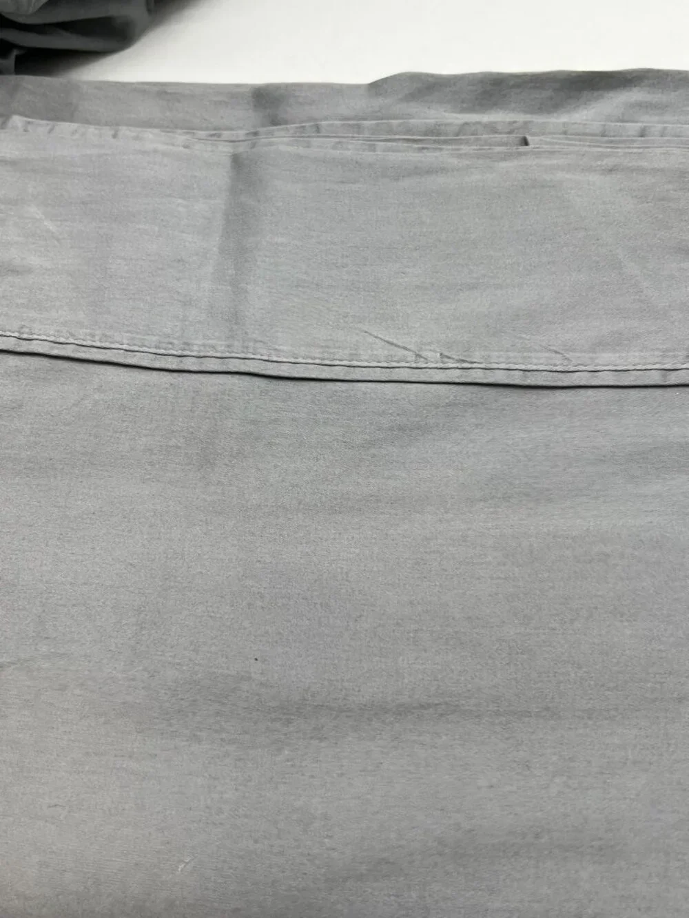 Calvin Klein 100% Cotton Flat & Fitted Sheet Set King Size Luxury Gray
